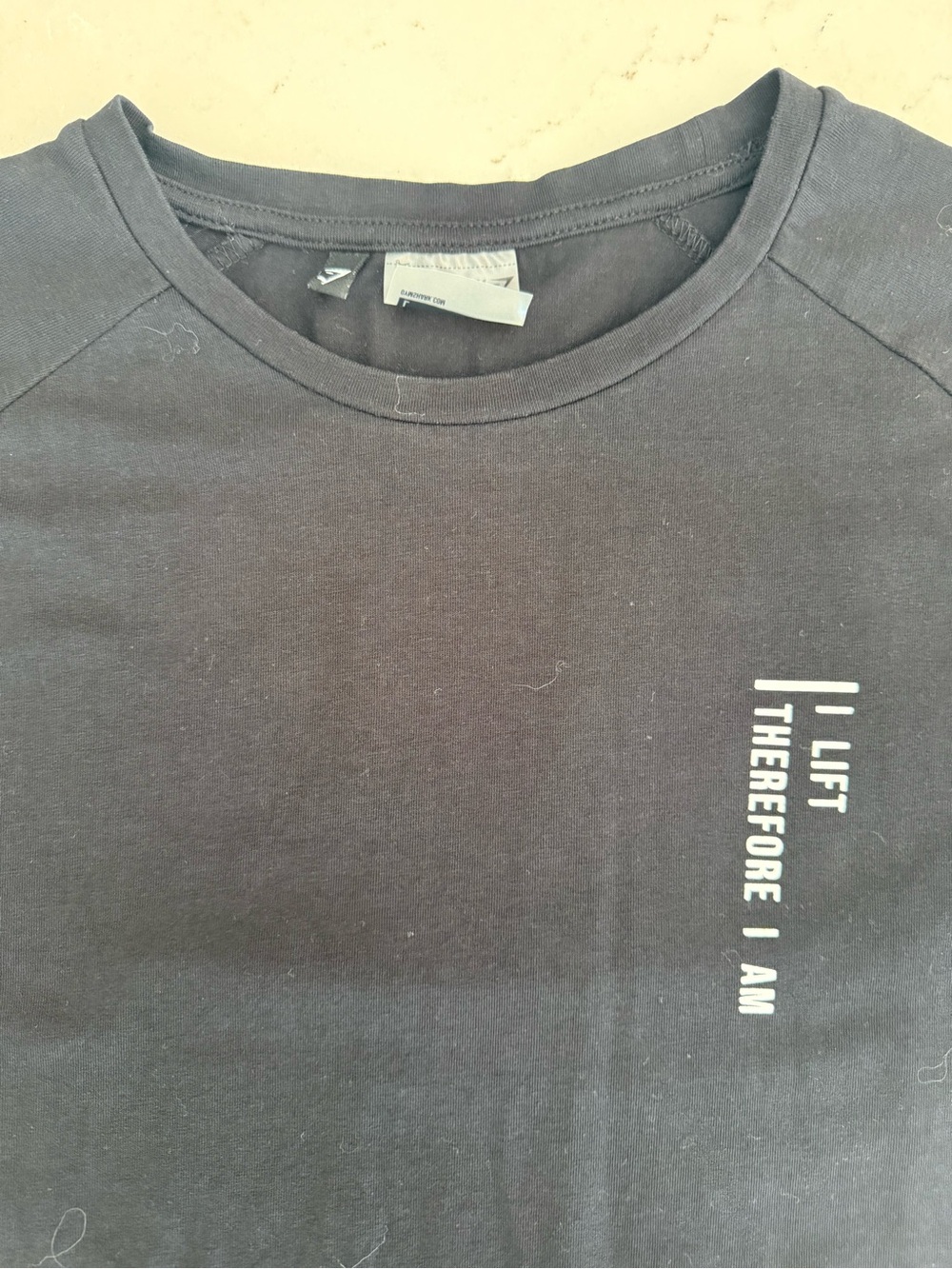 Gymshark Black Short Sleeve Graphic Crew Tee